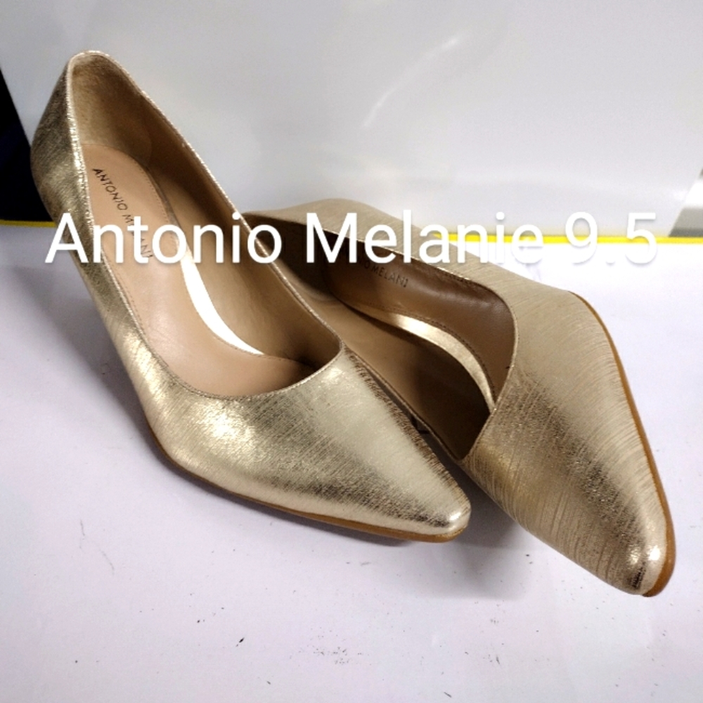 Antonio Melani 9.5 gold shoe